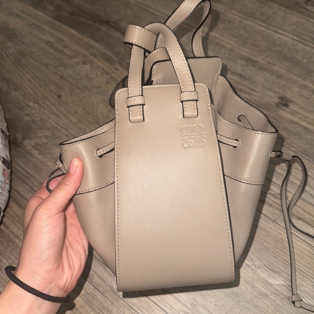 SOLD!!Loewe Mini Hammock Drawstring Bag